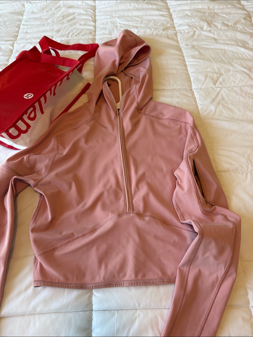 lululemon athletica Dusty Rose Half-Zip Hoodie